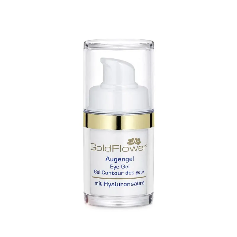 Goldflower Augengel mit Hyaluronsäure für die empfindliche Augenpartie